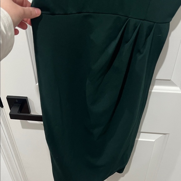 Chic Forest Green Mini Dress, Size Small - Picture 4 of 8